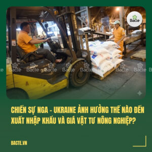 Chiến sự Nga – Ukraine ảnh hưởng thế nào đến xuất nhập khẩu và giá vật tư nông nghiệp