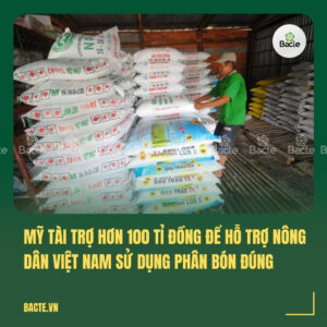 Mỹ tài trợ hơn 100 tỉ đồng để hỗ trợ nông dân Việt Nam sử dụng phân bón đúng