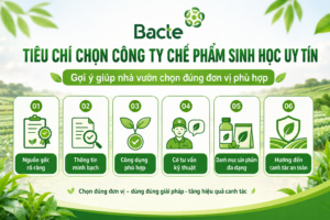 Tiêu chí chọn công ty chế phẩm sinh học uy tín