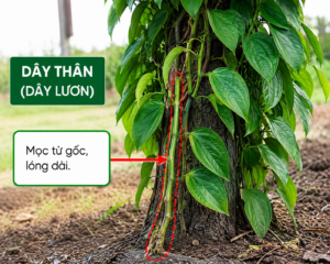 Dây thân/ dây lương hồ tiêu